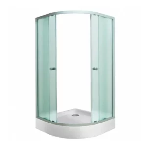 Душевой уголок Водный мир 90х90 с поддоном  Хром / Матовое