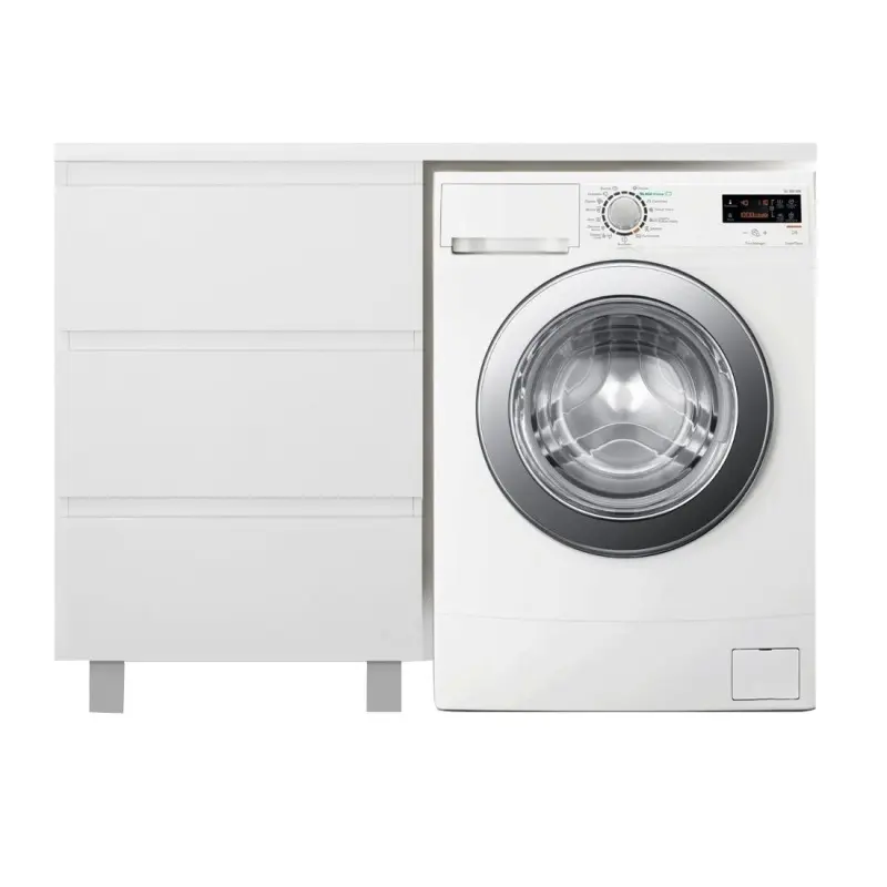 Тумба напольная Эстет Dallas Luxe под стиральную машину 120 с раковиной Белый ФР-00001922 Тумба напольная Эстет Dallas Luxe под стиральную машину 120 с раковиной Белый ФР-00001922