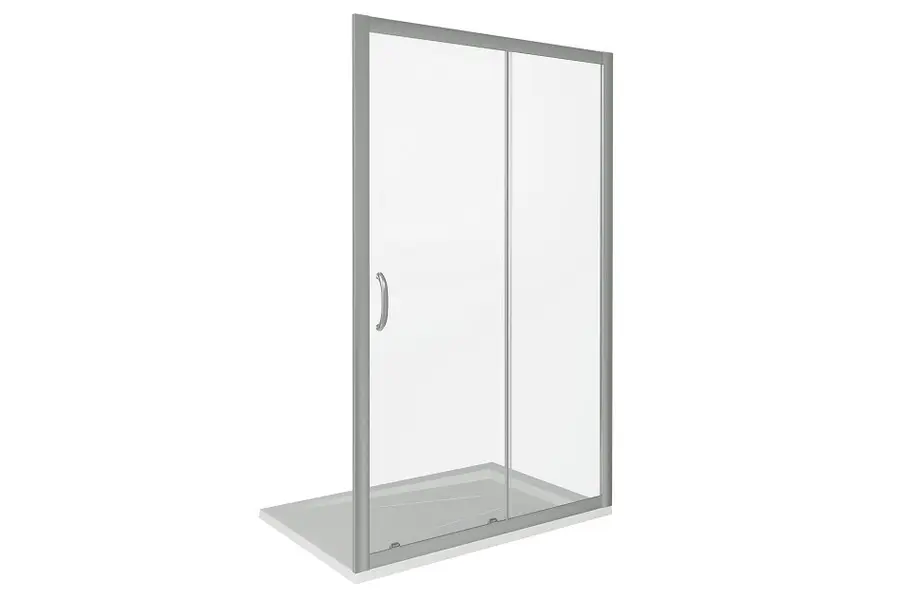 Душевая дверь Bas Infinity 140х185 Хром / Грейп Душевая дверь Bas Infinity 140х185 Хром / Грейп