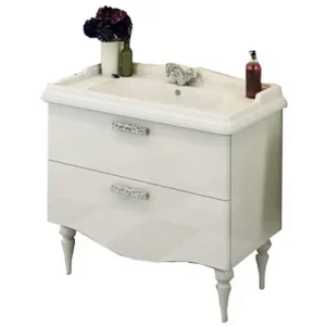 Тумба напольная Comforty Монако 97 + раковина Белый глянец 00004136346CF Тумба напольная Comforty Монако 97 + раковина Белый глянец 00004136346CF