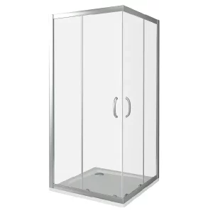 Душевой уголок Bas Infinity 80х185 Хром / Грейп