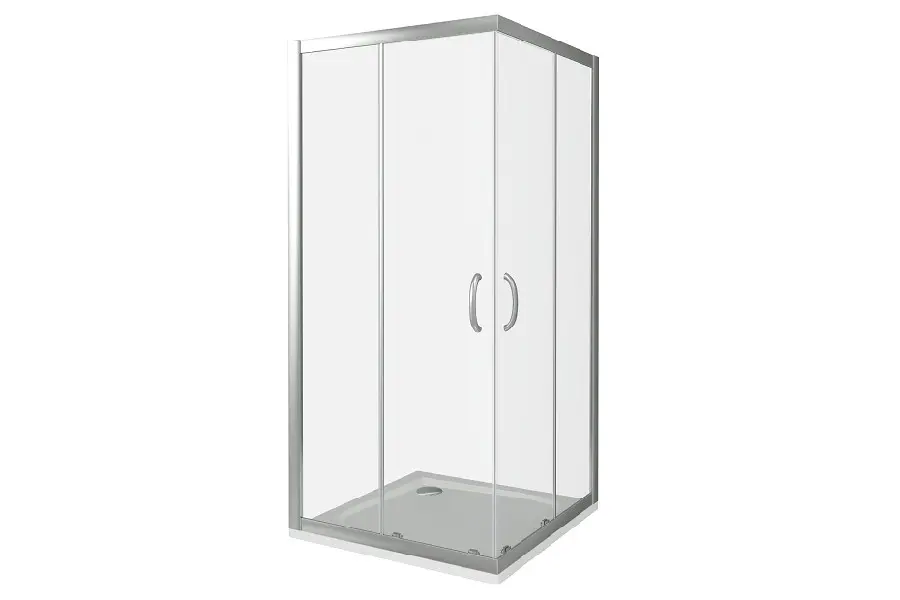 Душевой уголок Bas Infinity 80х185 Хром / Грейп Душевой уголок Bas Infinity 80х185 Хром / Грейп