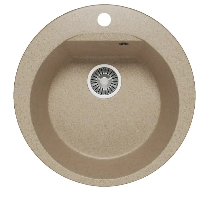 Мойка кухонная Polygran Atol 52 627475 Песочный Мойка кухонная Polygran Atol 52 627475 Песочный