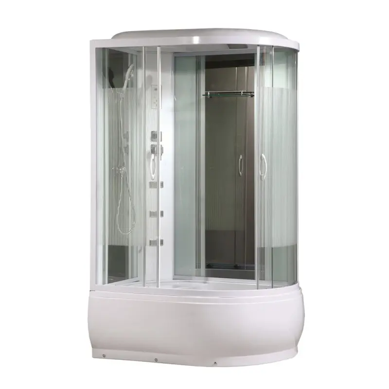 Душевая кабина Comforty 200 120х85 левая Хром / Прозрачное 214L Душевая кабина Comforty 200 120х85 левая Хром / Прозрачное 214L