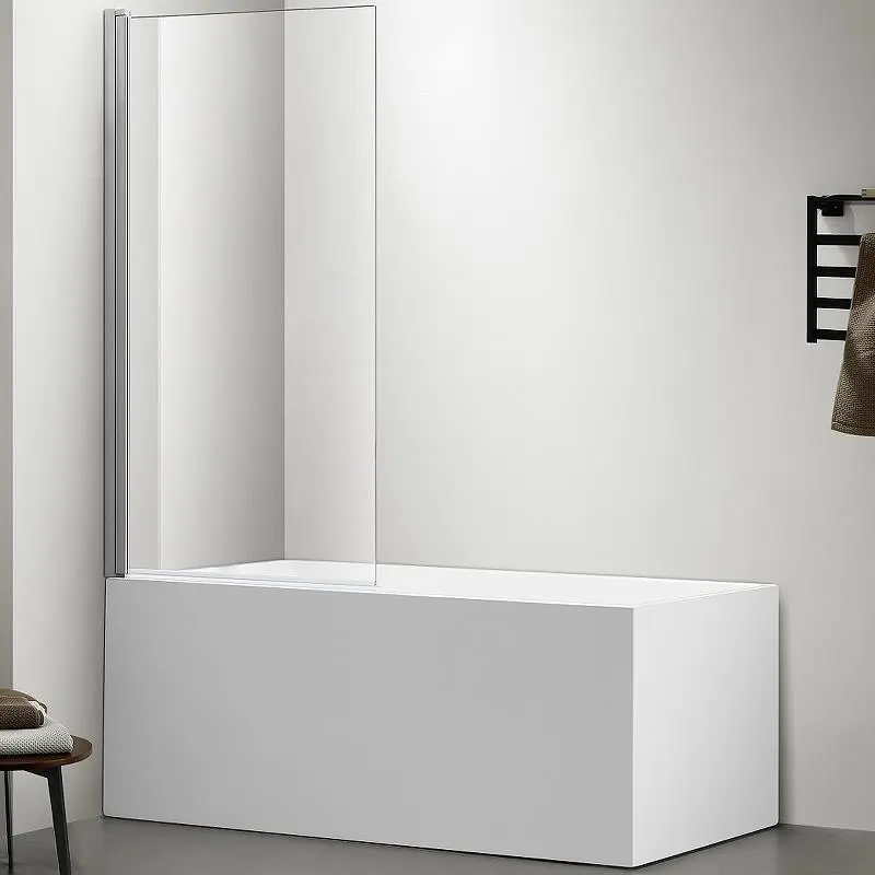 Шторка для ванны Aquatek NAP 80 с держателем Хром / Прозрачное AQNAP6211-80 Шторка для ванны Aquatek NAP 80 с держателем Хром / Прозрачное AQNAP6211-80