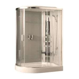 Душевая кабина Comforty 100 120х85 правая Хром / Прозрачное 183R