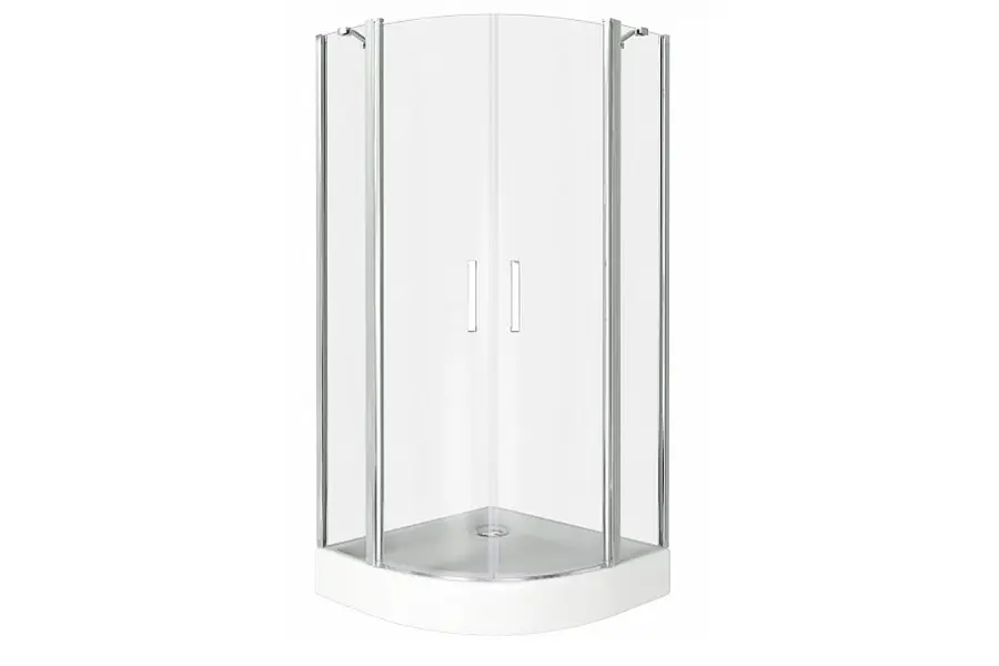 Душевой уголок Bas Pandora 90х185 Хром / Прозрачное Душевой уголок Bas Pandora 90х185 Хром / Прозрачное