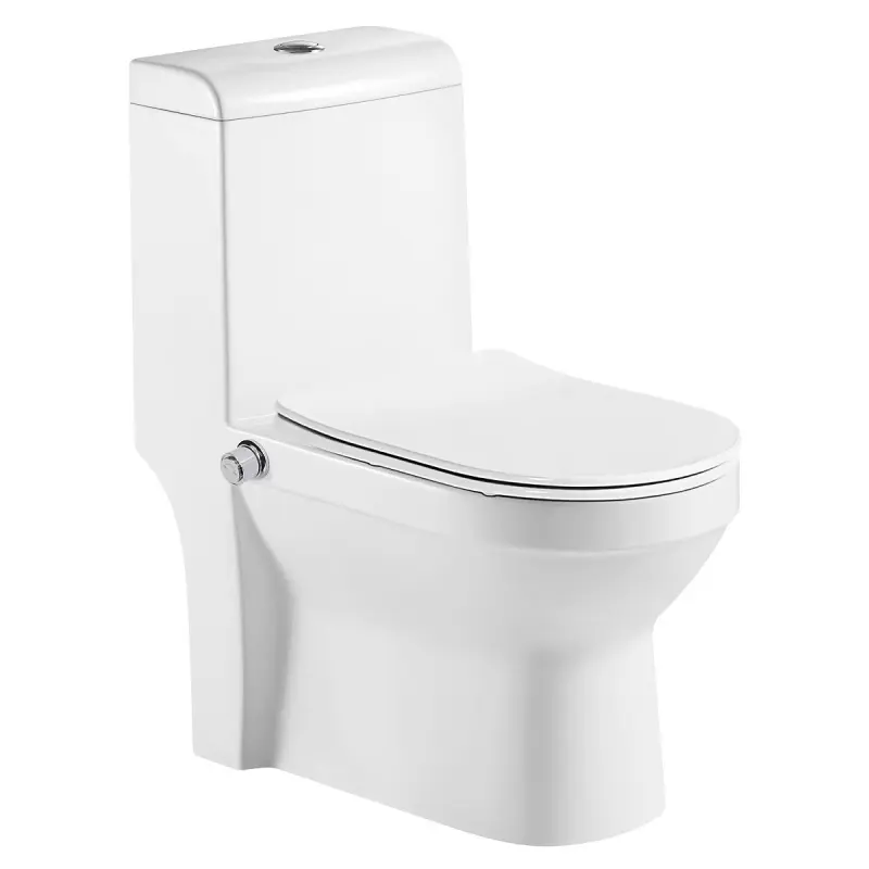 Унитаз-компакт Azario Brusco с функцией биде Белый AZ-1085B Унитаз-компакт Azario Brusco с функцией биде Белый AZ-1085B