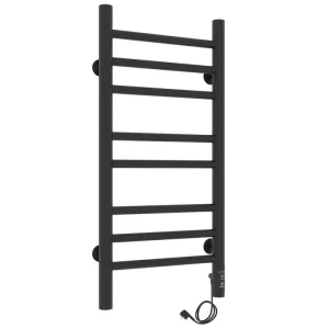 Полотенцесушитель электрический Laris Лаванда П8 70х30 правый Черный матовый 73207625 Полотенцесушитель электрический Laris Лаванда П8 70х30 правый Черный матовый 73207625