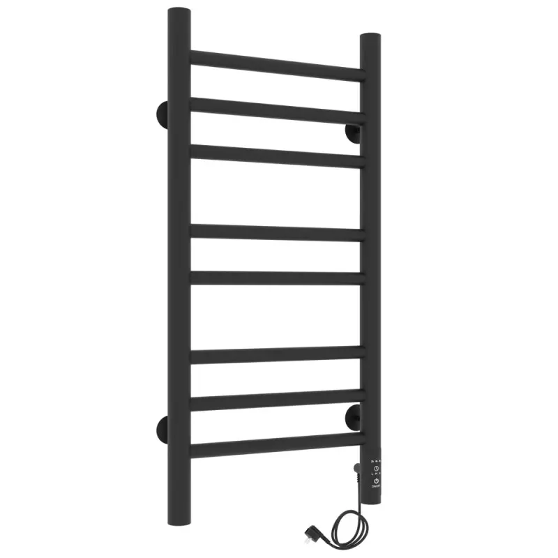 Полотенцесушитель электрический Laris Лаванда П8 70х30 правый Черный матовый 73207625 Полотенцесушитель электрический Laris Лаванда П8 70х30 правый Черный матовый 73207625