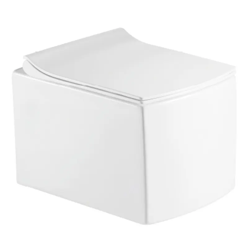 Унитаз подвесной Azario AZ + с сиденьем Белый AZ-0048 Унитаз подвесной Azario AZ + с сиденьем Белый AZ-0048