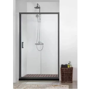 Душевая дверь Aquatek Ari 120 Черный / Прозрачное AQ ARI RA 12020BL