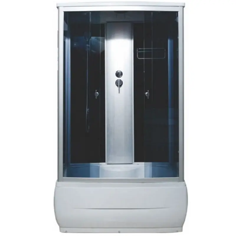 Душевая кабина Водный мир 120х80, Хром / Тонированное, Высокий поддон Душевая кабина Водный мир 120х80, Хром / Тонированное, Высокий поддон