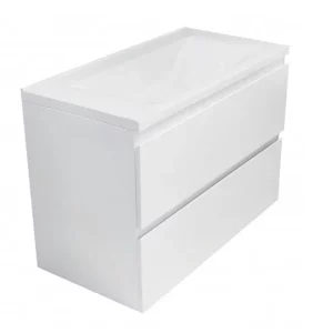 Тумба подвесная Эстет Bali  99,8 с раковиной Белый ФР-00002083