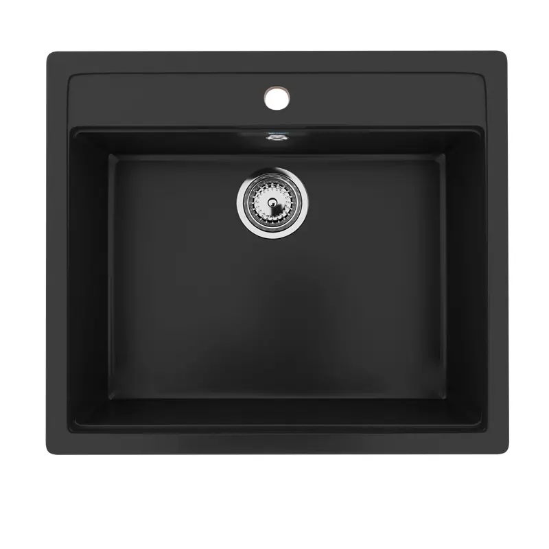 Мойка кухонная Ulgran Classic 56 U-104-344 Ультра-чёрный Мойка кухонная Ulgran Classic 56 U-104-344 Ультра-чёрный