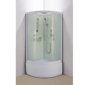 Душевая кабина Водный мир 100х100 Белый / Матовое высокий поддон ВМ3014 100 Душевая кабина Водный мир 100х100 Белый / Матовое высокий поддон ВМ3014 100