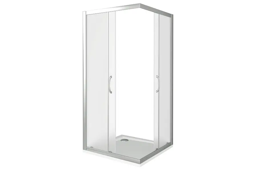 Душевой уголок Bas Latte 100х185 Хром / Грейп Душевой уголок Bas Latte 100х185 Хром / Грейп