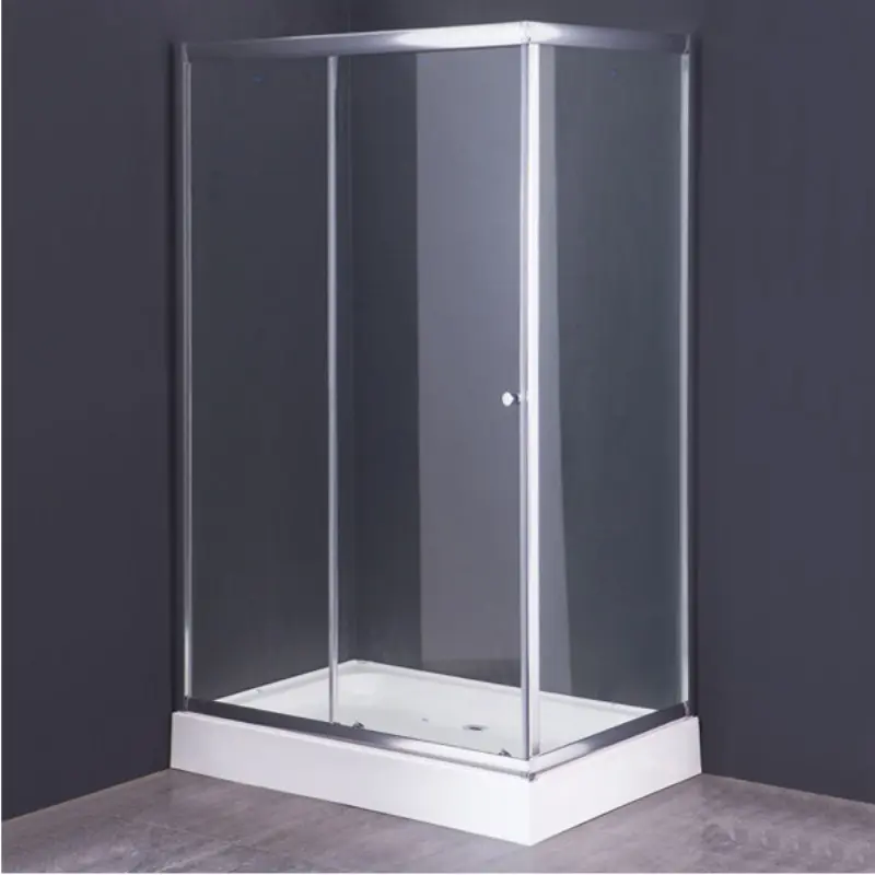 Душевой уголок Comforty 120х80 + поддон Хром / Прозрачное 33 Душевой уголок Comforty 120х80 + поддон Хром / Прозрачное 33