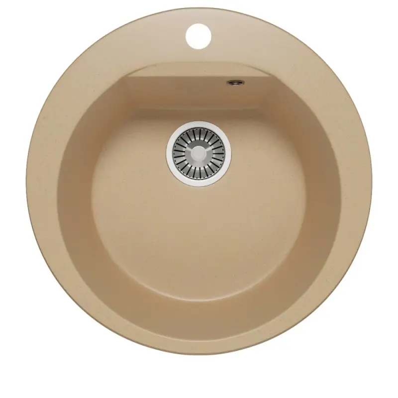 Мойка кухонная Polygran Atol 52 627468 Бежевый Мойка кухонная Polygran Atol 52 627468 Бежевый