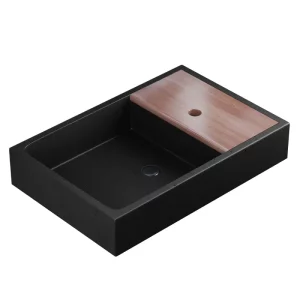Раковина накладная Uperwood Premium 60  Черный матовый