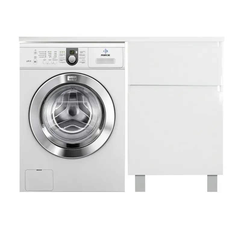 Тумба напольная Эстет Dallas Luxe под стиральную машину 120 с раковиной Белый ФР-00001920 Тумба напольная Эстет Dallas Luxe под стиральную машину 120 с раковиной Белый ФР-00001920