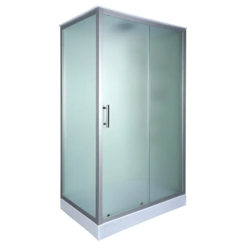 Душевая кабина Водный мир 120х80, Хром / Матовое, Низкий поддон правая Душевая кабина Водный мир 120х80, Хром / Матовое, Низкий поддон правая