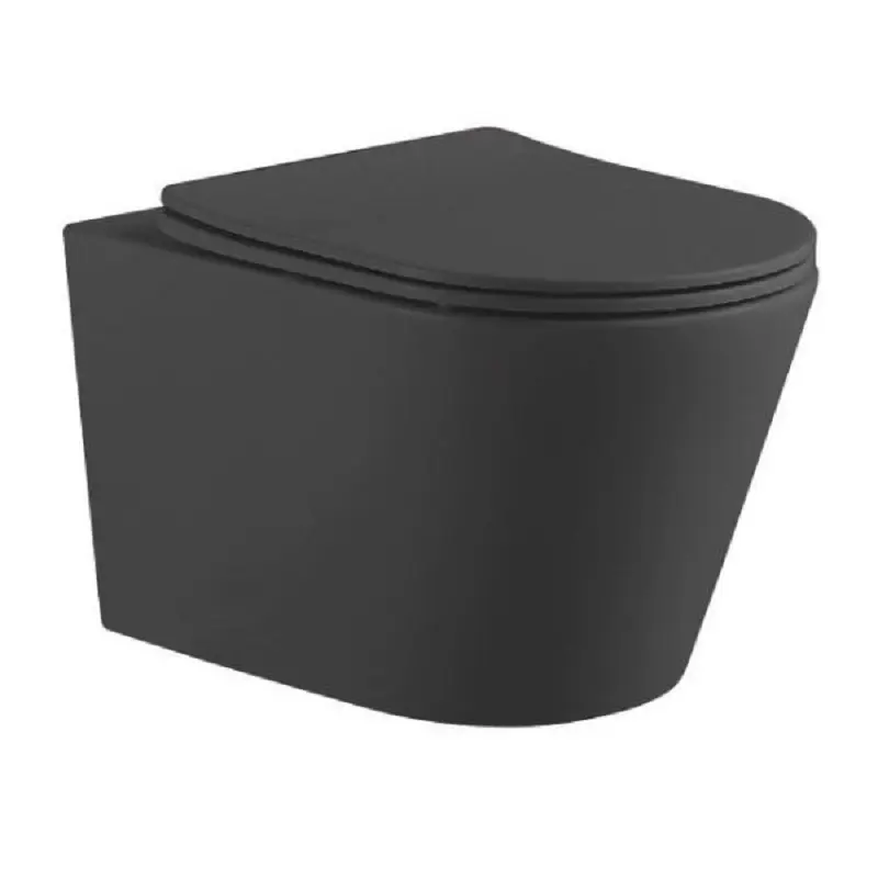 Унитаз подвесной Aquatek Вега с крышкой-сиденье Черный матовый AQ1905-MB Унитаз подвесной Aquatek Вега с крышкой-сиденье Черный матовый AQ1905-MB