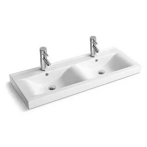 Раковина двойная Comforty Overbuild 120,5х45,5 Белый глянцевый 3120254 Раковина двойная Comforty Overbuild 120,5х45,5 Белый глянцевый 3120254