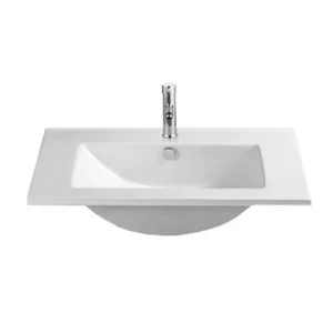 Раковина мебельная Comforty Overbuild 75х46 Белый глянцевый 3120243