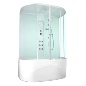 Душевая кабина Domani-Spa Neat Slim high 150х80 Белый, Поддон высокий Душевая кабина Domani-Spa Neat Slim high 150х80 Белый, Поддон высокий