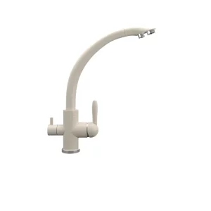 Смеситель для кухни Ulgran Quartz с подключением к фильтру UQ-017-02 Лён Смеситель для кухни Ulgran Quartz с подключением к фильтру UQ-017-02 Лён