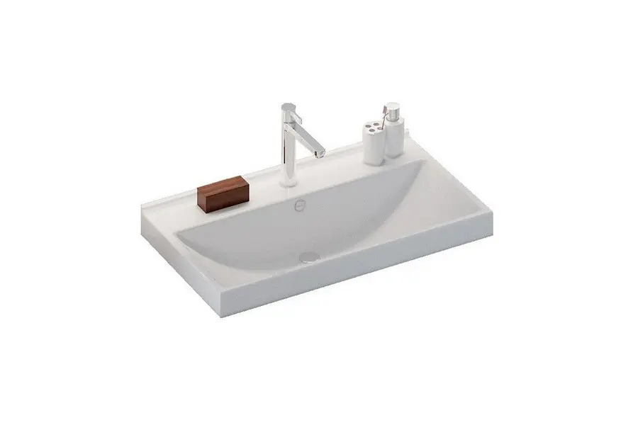 Раковина подвесная Sanita Luxe Fest 80 FST80SLWB01 Раковина подвесная Sanita Luxe Fest 80 FST80SLWB01