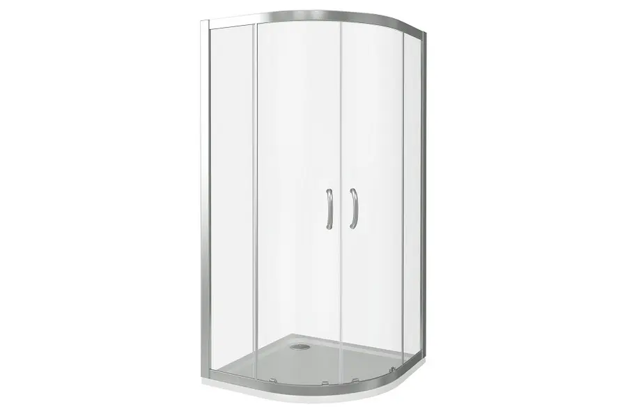 Душевой уголок Bas Infinity 100х185 Хром / Грейп Душевой уголок Bas Infinity 100х185 Хром / Грейп