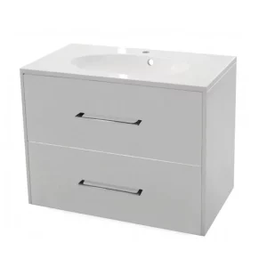 Тумба подвесная Эстет Vegas  100 с раковиной Белый ФР-00003486