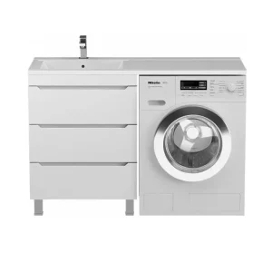 Тумба напольная Uperwood Tanos 120 + раковина Cosmos Белый