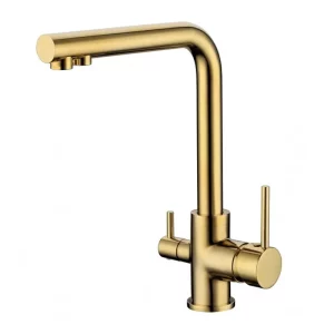 Смеситель для кухни Grocenberg GB405  Золото матовое GB40551MG