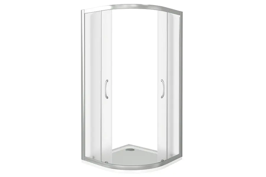 Душевой уголок Bas Latte 100х185 Хром / Грейп Душевой уголок Bas Latte 100х185 Хром / Грейп