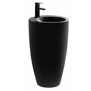 Раковина напольная Azario Comella 50х50 Черный матовый AZ-311MB