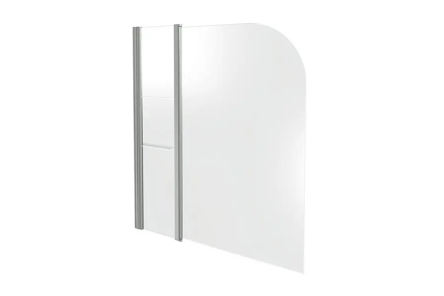 Шторка для ванны Bas Screen 100х140 Хром / Прозрачное Шторка для ванны Bas Screen 100х140 Хром / Прозрачное