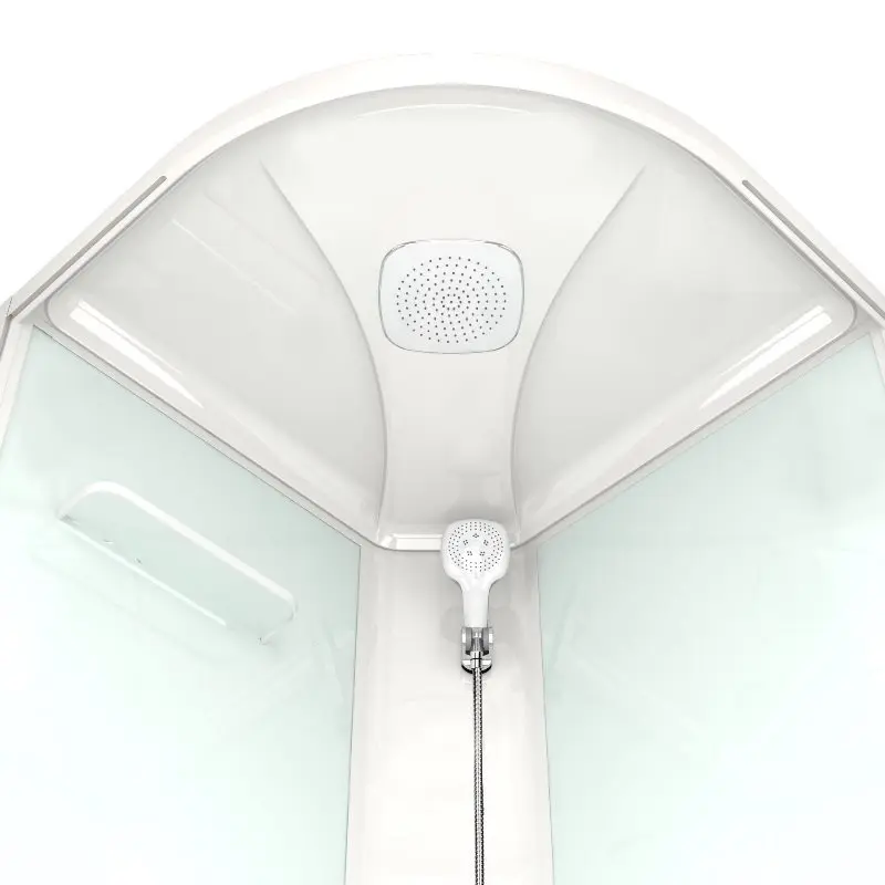 Душевая кабина Domani-Spa Delight Slim без электрики 100х100 Белый, Поддон низкий Душевая кабина Domani-Spa Delight Slim без электрики 100х100 Белый, Поддон низкий — изображение 2