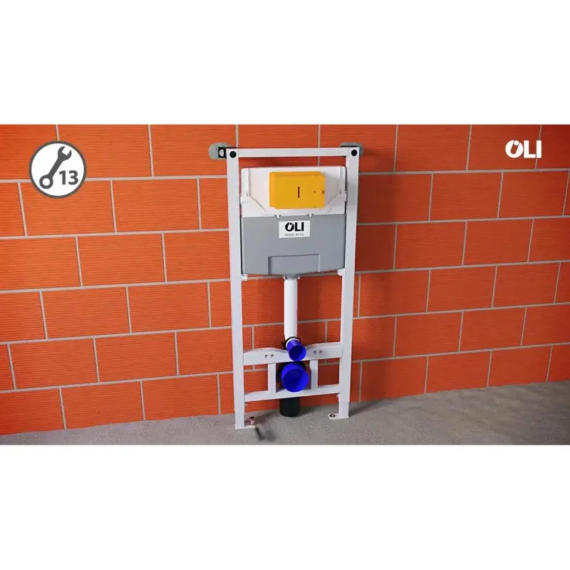 Инсталляция Oli Eco Sanitarblock mechanic для скрытого монтажа унитаза 886914 Инсталляция Oli Eco Sanitarblock mechanic для скрытого монтажа унитаза 886914 — изображение 2