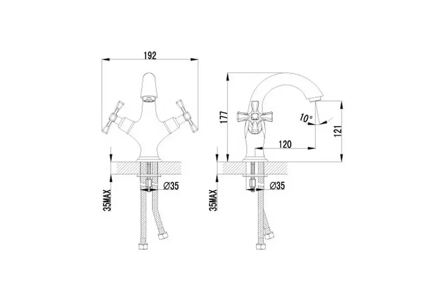 Смеситель для раковины Lemark Benefit Хром LM2506C Смеситель для раковины Lemark Benefit Хром LM2506C — изображение 2