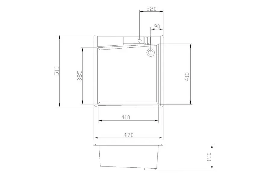 Мойка кухонная Aquaton Парма 1A713032PM210 Мойка кухонная Aquaton Парма 1A713032PM210 — изображение 2