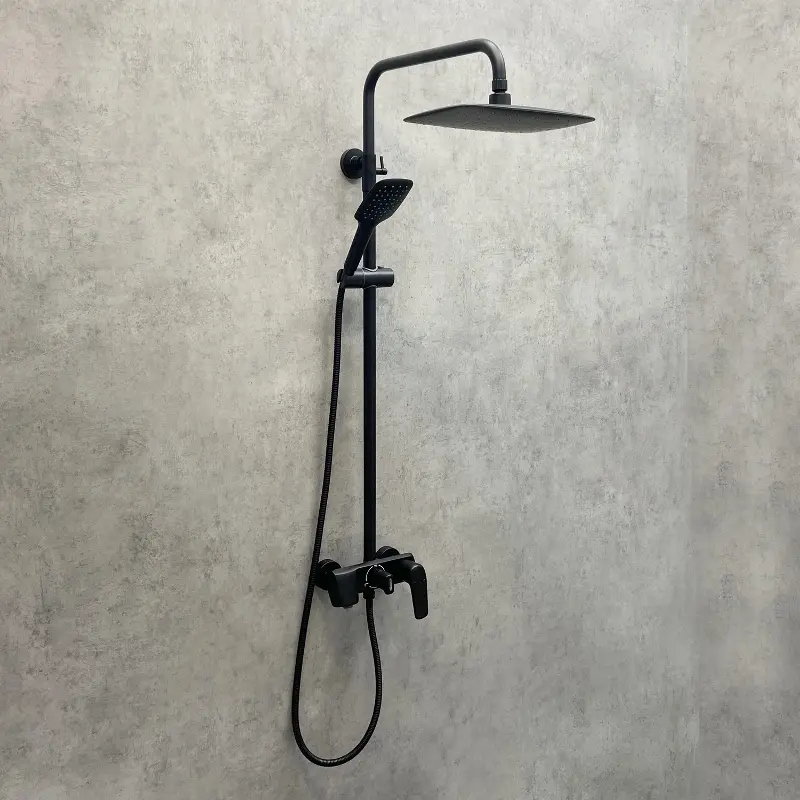 Душевая система Comforty FF074R-CMT Черный матовый Душевая система Comforty FF074R-CMT Черный матовый — изображение 2