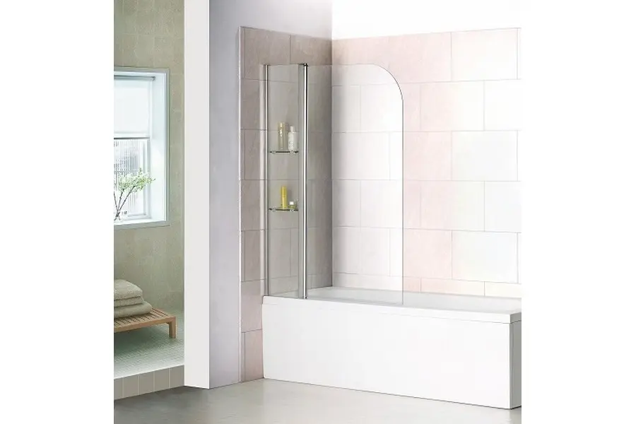 Шторка для ванны Bas Screen 100х140 Хром / Прозрачное Шторка для ванны Bas Screen 100х140 Хром / Прозрачное — изображение 2