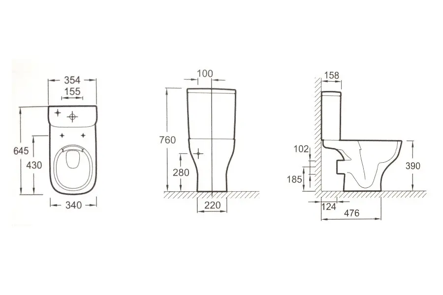 Унитаз-компакт Jacob Delafon Struktura безободковый с сиденьем микролифт Унитаз-компакт Jacob Delafon Struktura безободковый с сиденьем микролифт — изображение 2