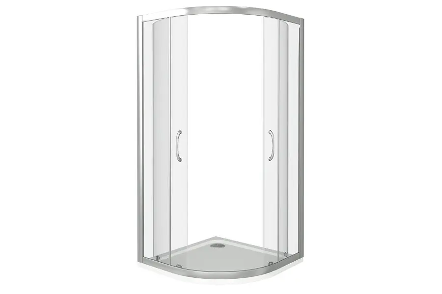Душевой уголок Bas Latte 100х185 Хром / Грейп Душевой уголок Bas Latte 100х185 Хром / Грейп — изображение 2