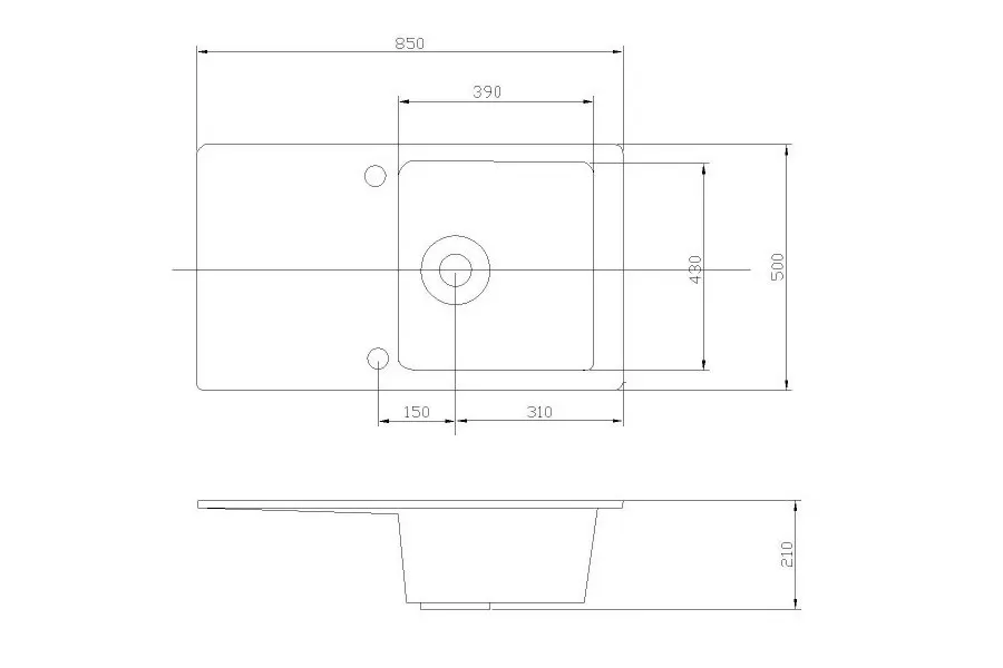 Мойка кухонная Aquaton Верона 1A710032VR240 Мойка кухонная Aquaton Верона 1A710032VR240 — изображение 2