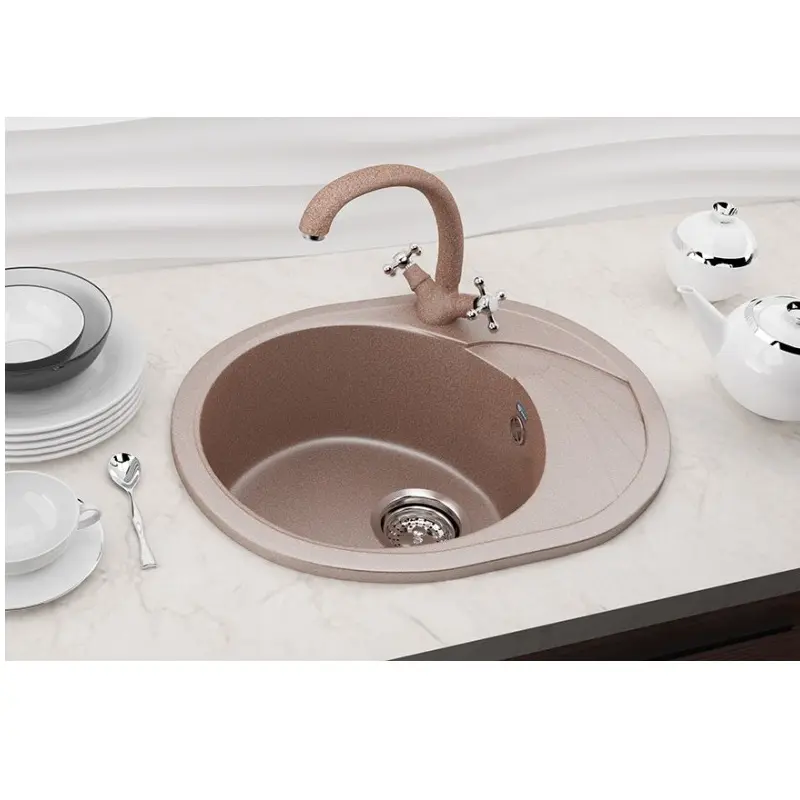 Мойка кухонная Ulgran Classic 57 U-403-343 Антрацит Мойка кухонная Ulgran Classic 57 U-403-343 Антрацит — изображение 2