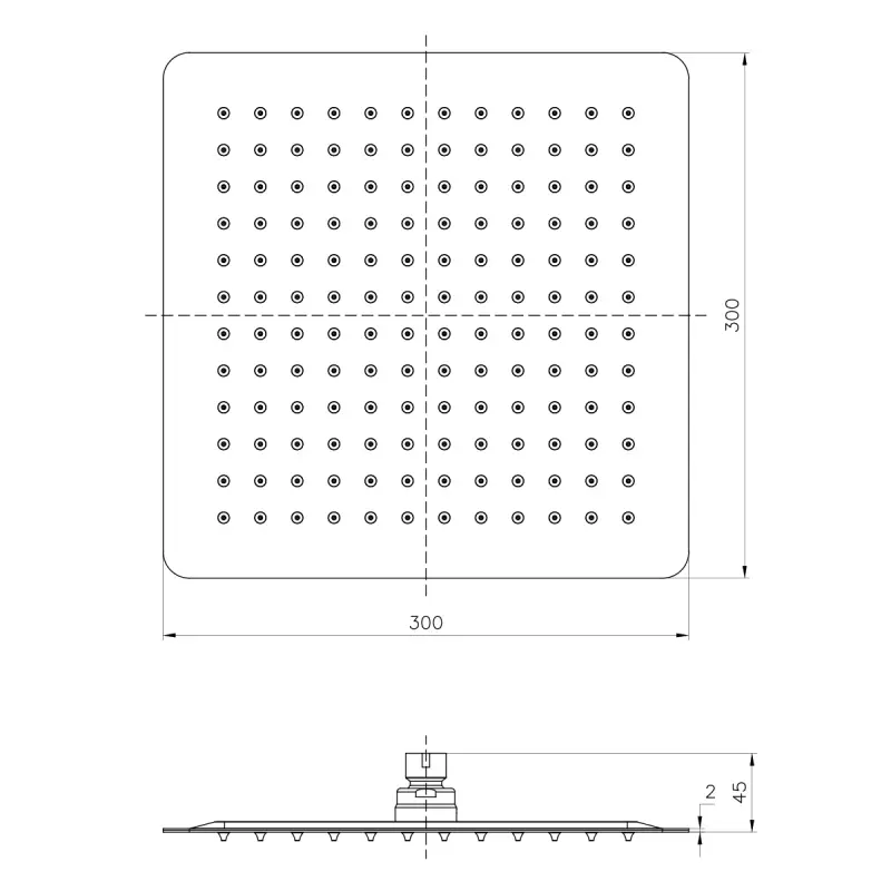 Душ верхний Lemark LM LM9488S Хром Душ верхний Lemark LM LM9488S Хром — изображение 2